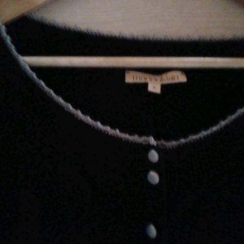 Manoukian women's cardigan black like new, size XL