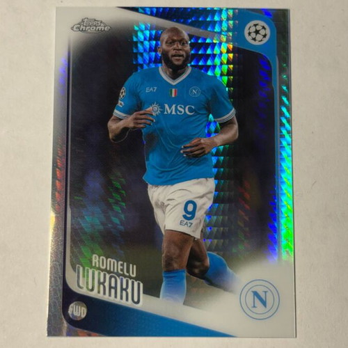 Lukaku Silver Napoli collectible card like new