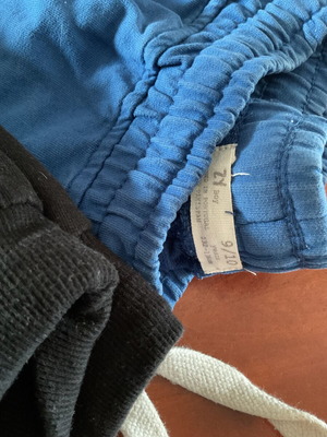 Boys' sportswear cotton tracksuits like new, ages 9-10, grey and blue