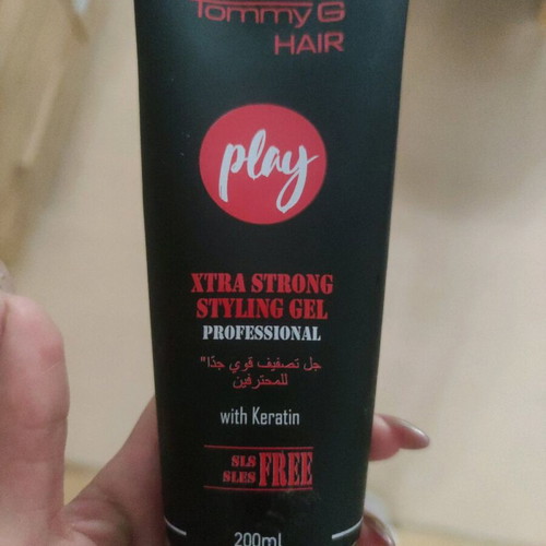 Tommy G hair gel like new, alcohol-free, strong hold