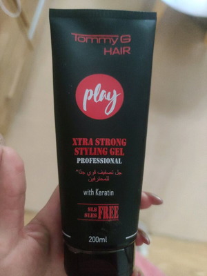 Tommy G hair gel like new, alcohol-free, strong hold