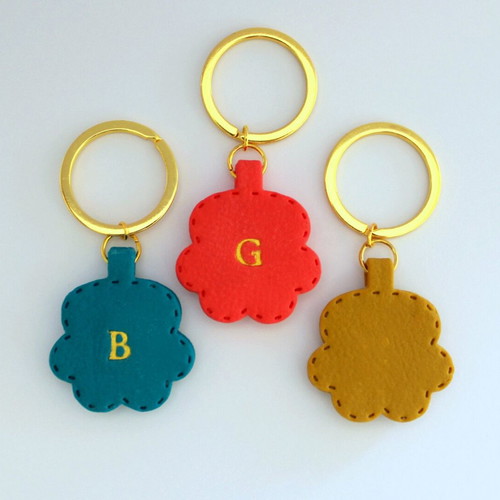 Handmade paw keychain new with monogram