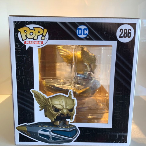 Funko POP! DC Black Adam Hawkman in Cruiser new