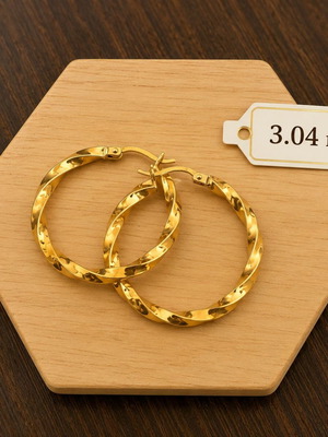 Gold earrings new