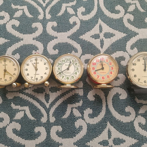 Slava alarm clock lot from USSR