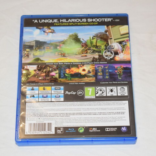 Plants vs Zombies Garden Warfare PS4 game