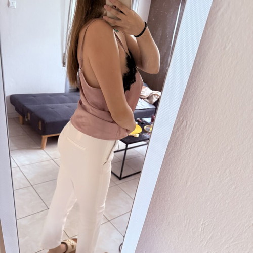 Zara white fitted pants XS like new