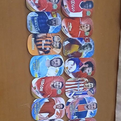 Metal football tags like new