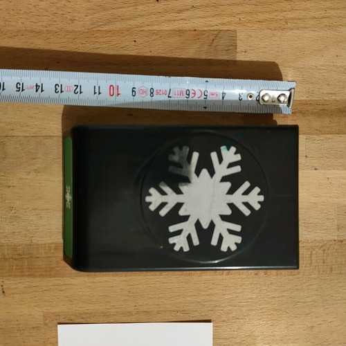 Snowflake paper punch used