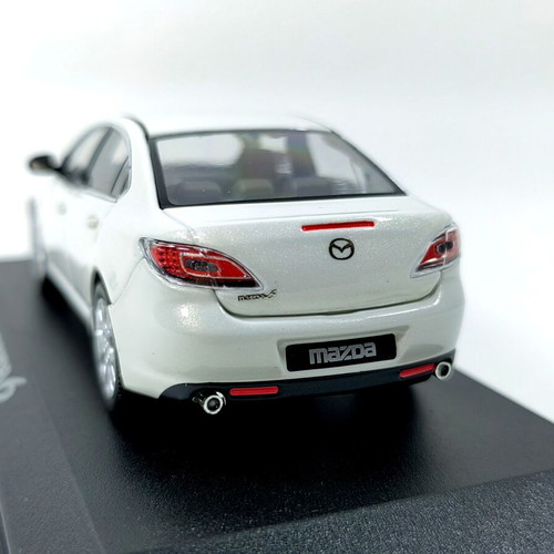 Mazda 6 Atenza Sedan white dealer edition 1:43 Norev miniature car new