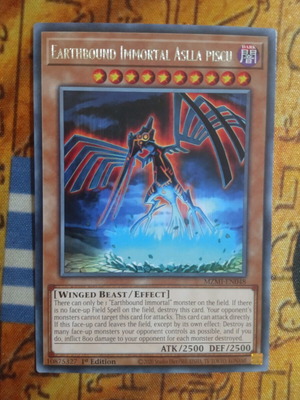 Earthbound Immortal Aslla Piscu Yu-Gi-Oh! card like new