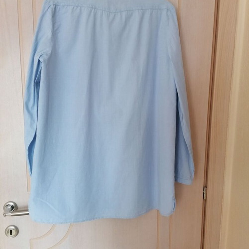 H&M shirt XL new, cotton, blue turquoise