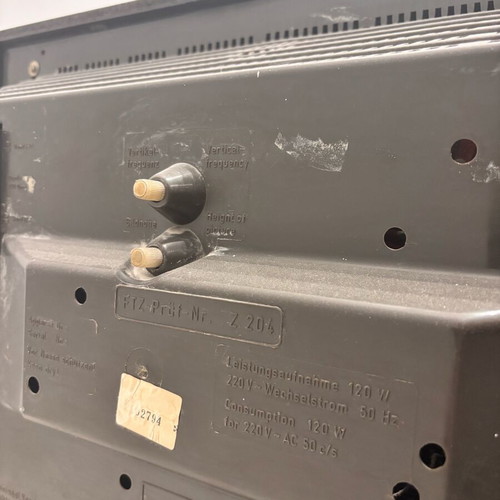 Vintage SABA electronic television refurbished, 70s