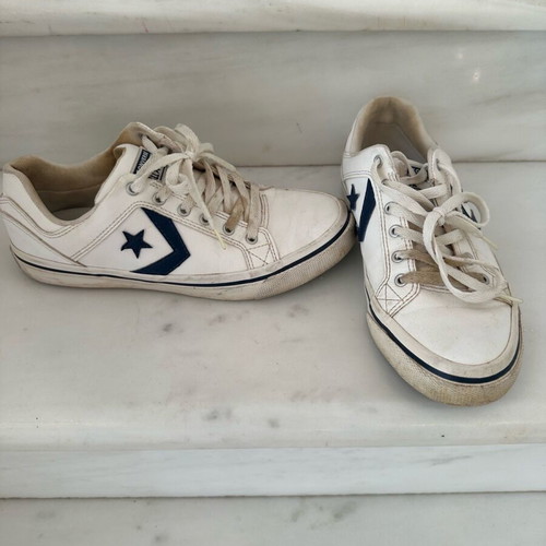 Converse All Star sneaker white used, size 40.5 men's