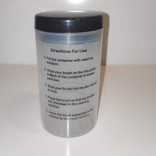 Brush cleaning container new