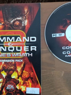 Command & Conquer 3: Kane's Wrath PC μεταχειρισμένο με manual χωρίς εξώφυλλο