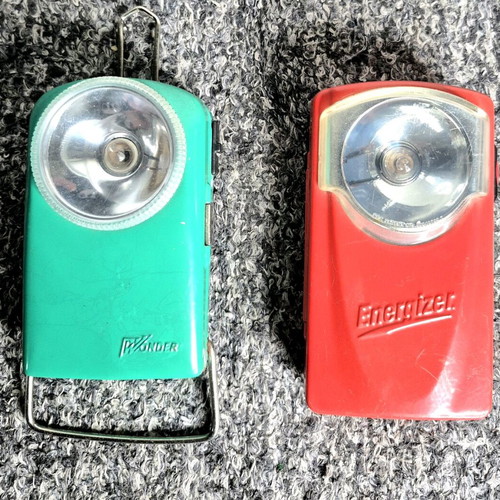Flashlights used, set of 2, old and functional
