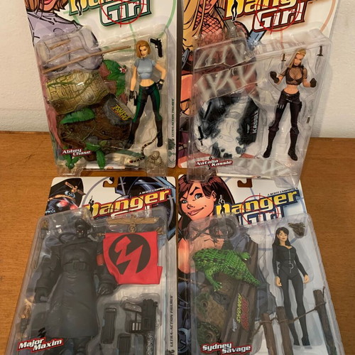 Danger Girl full set 4 figures McFarlane Toys 1999 new