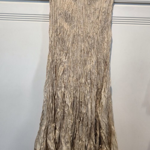Skirt Celestino new, silk nude color, size M
