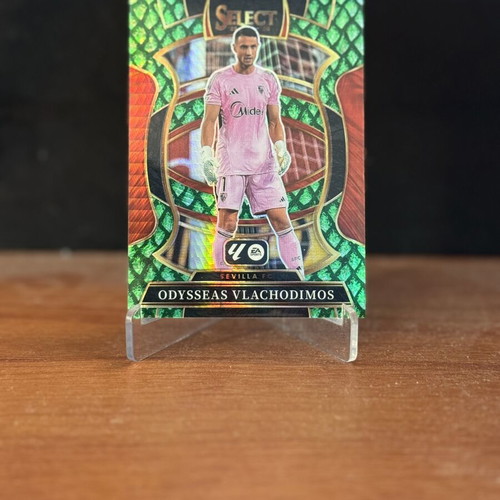 Odysseas Vlachodimos 2025-26 Panini Select La Liga Terrace Jade Dragon card