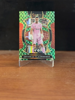 Odysseas Vlachodimos 2025-26 Panini Select La Liga Terrace Jade Dragon card