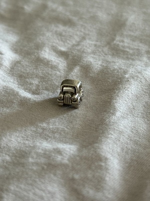 Pandora car charm, silver
