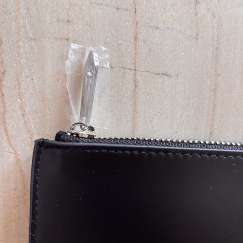 Mugler clutch bag with leather effect