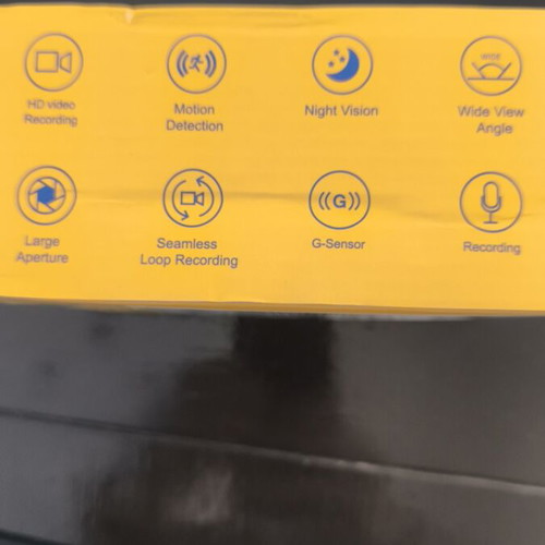 Car accident and traffic security camera double new