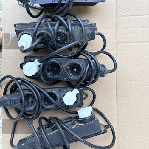 Professional Heavy-Duty Power Strips Pack of 6 used, Bals & Megalux