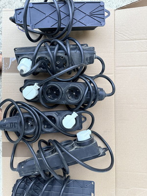 Professional Heavy-Duty Power Strips Pack of 6 used, Bals & Megalux