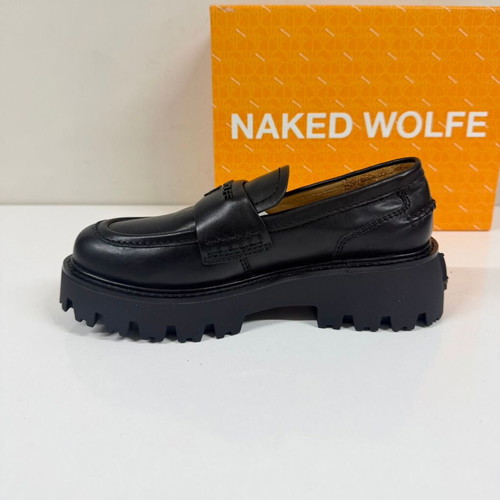 Naked Wolfe Flawed black sport shoes new, size 37