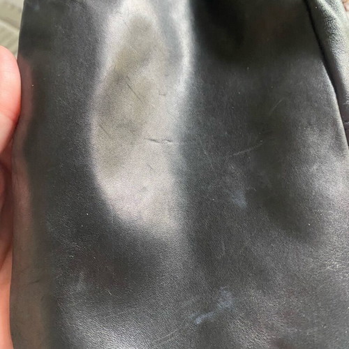 Kem women's leather shoulder bag like new, black