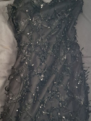 Shein evening dress black, size XS, new