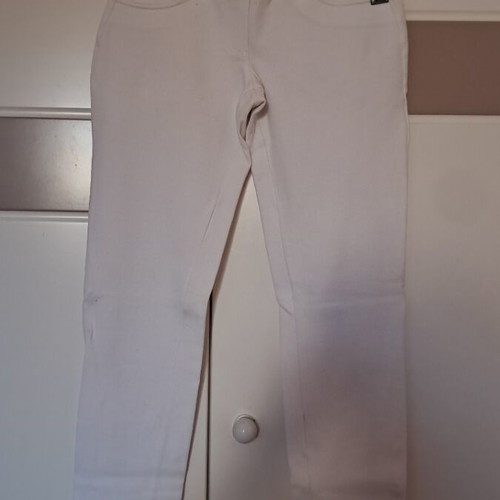 Toi&Moi women's leggings used, low rise, cream white, XS