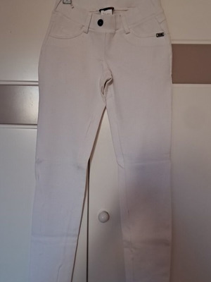 Toi&Moi women's leggings used, low rise, cream white, XS