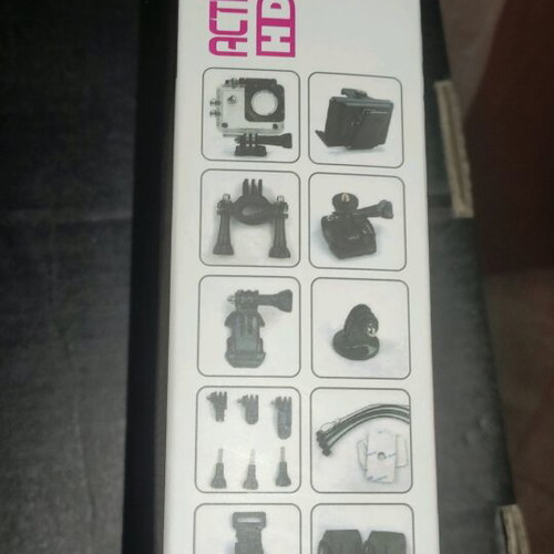 Galacticon action camera used with full accessories