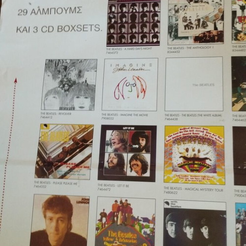 The Beatles Promo Poster used, Artist Of The Month, 65x45 cm
