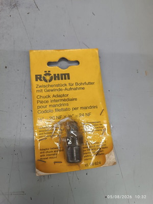 Chuck adaptor 1/2-3/8 new for drill chuck