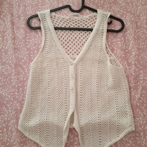 Knitted top Pull & Bear like new, size M, white