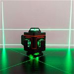 Αυτορυθμιζόμενο Αλφάδι Laser Πράσινης Δέσμης 16 Ακτινών