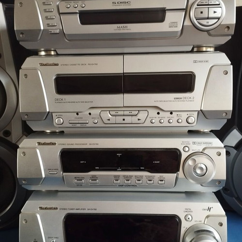 Technics SC-EH760 Hi-Fi Stereo System used, 5CD changer, Dolby Pro Logic