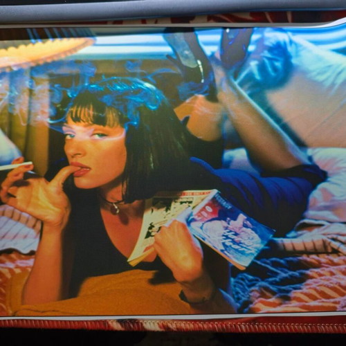 Pulp Fiction Collectible Poster Mia Wallace like new