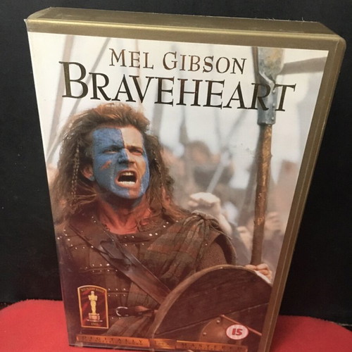 Braveheart video cassette used, English version without subtitles