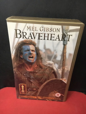 Braveheart video cassette used, English version without subtitles
