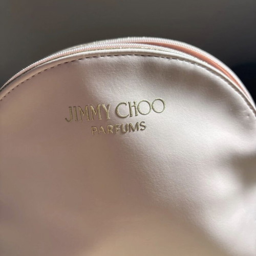 Jimmy Choo toiletry bag new, beige