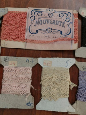 Vintage lace from the 1960s like new, set of seven pieces