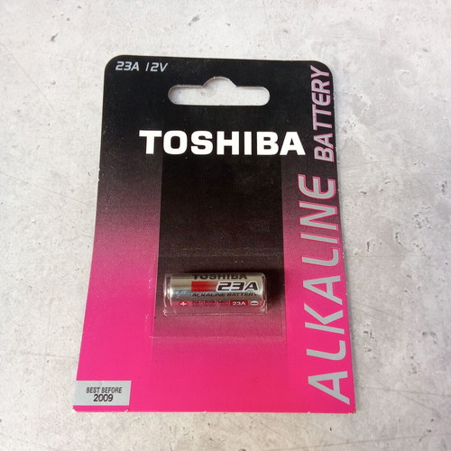 Toshiba Alkaline Battery 23A 12V new, 2000s decade