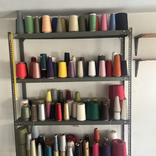 Mixed wool and acrylic threads like new, assorted colors