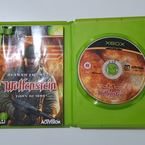 Return to Castle Wolfenstein Xbox Original used, shooting game