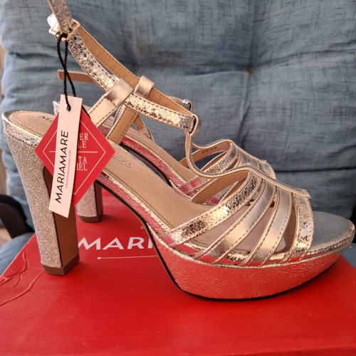 High-heeled sandals